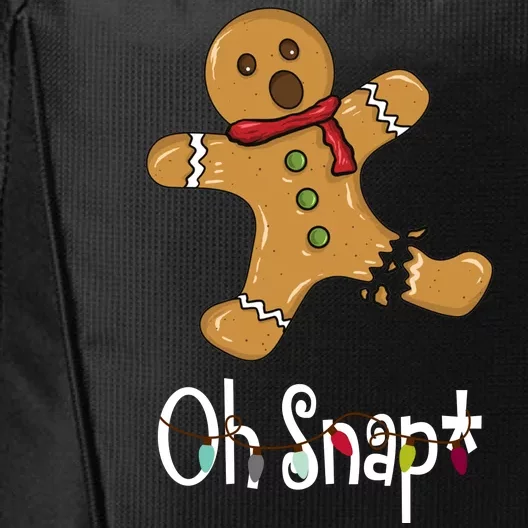 Oh Snap Funny Gingerbread Cookie City Backpack