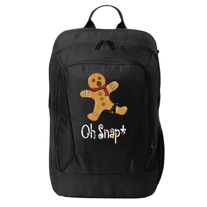 Oh Snap Funny Gingerbread Cookie City Backpack