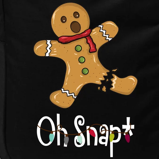 Oh Snap Funny Gingerbread Cookie Impact Tech Backpack