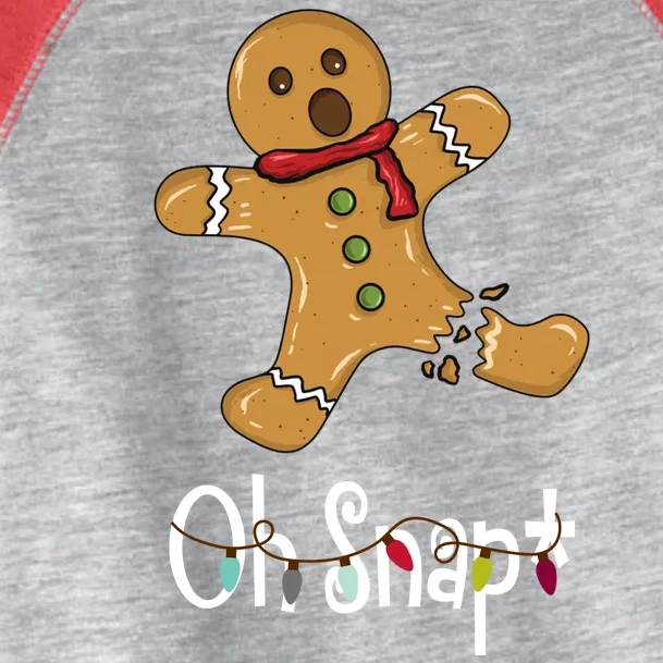 Oh Snap Funny Gingerbread Cookie Toddler Fine Jersey T-Shirt