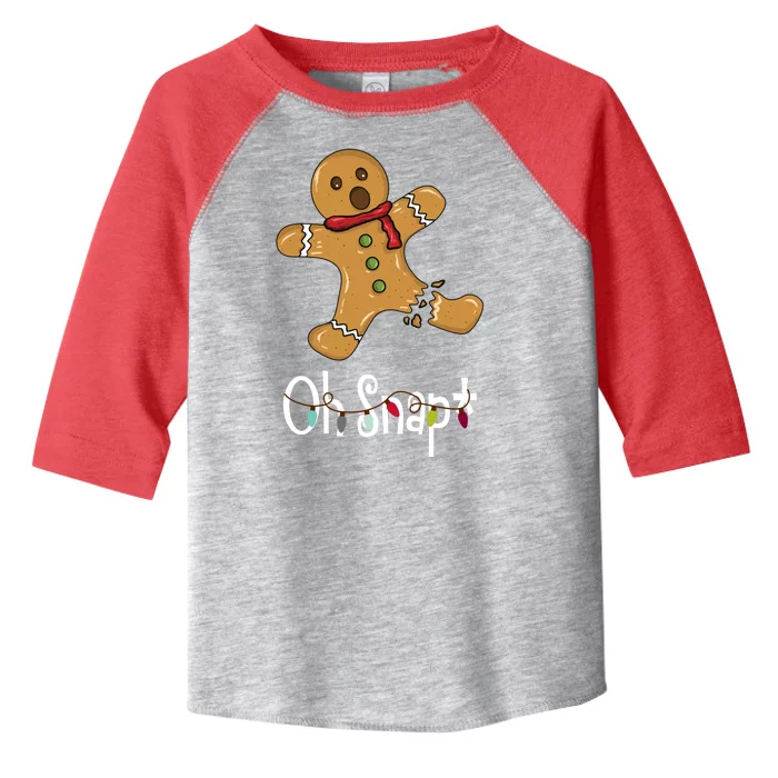 Oh Snap Funny Gingerbread Cookie Toddler Fine Jersey T-Shirt