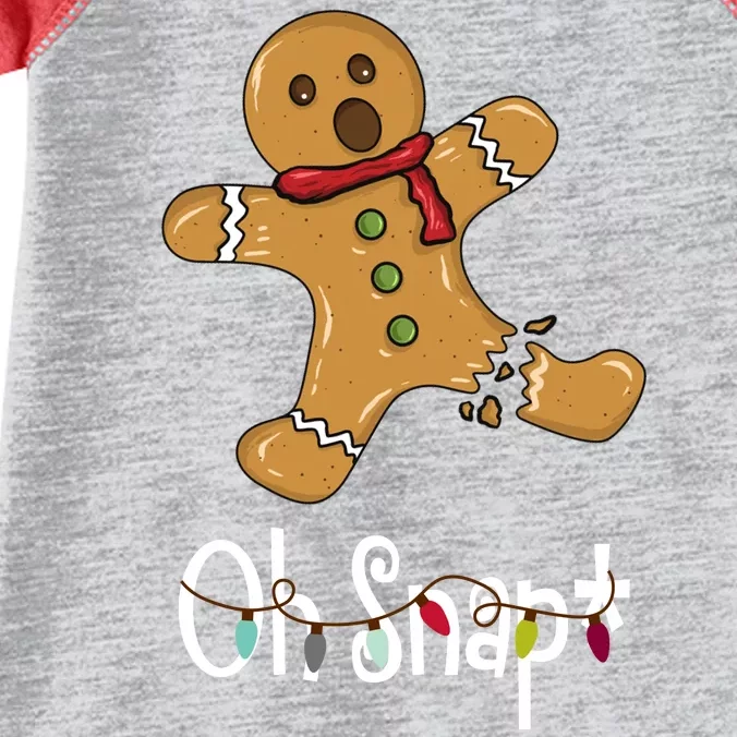 Oh Snap Funny Gingerbread Cookie Infant Baby Jersey Bodysuit