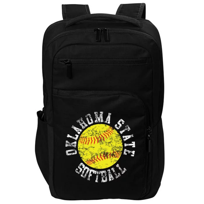 Oklahoma Softball Funny Impact Tech Backpack