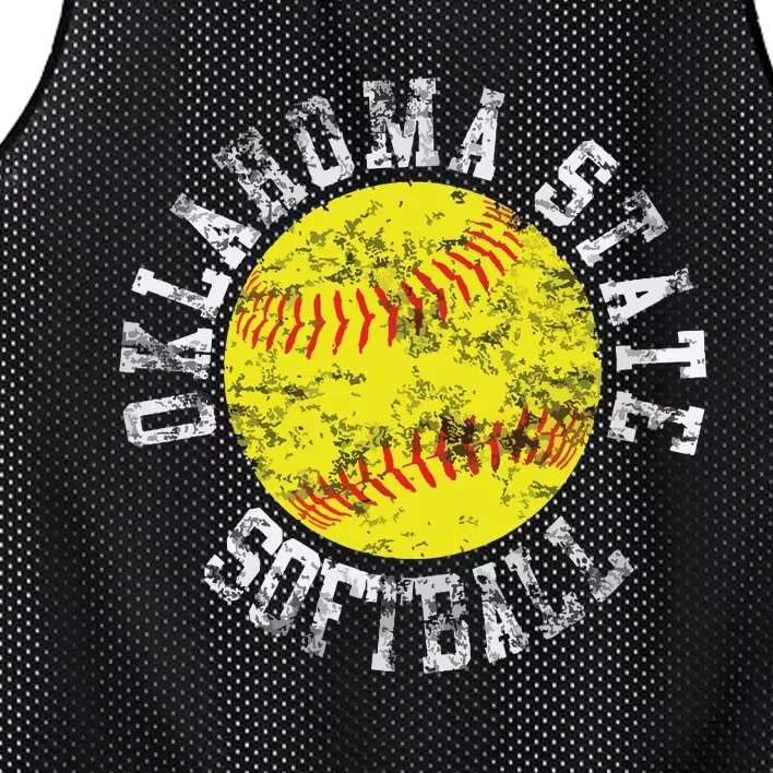 Oklahoma Softball Funny Mesh Reversible Basketball Jersey Tank