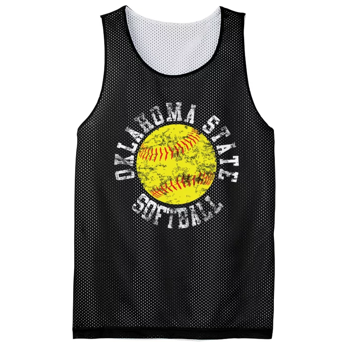 Oklahoma Softball Funny Mesh Reversible Basketball Jersey Tank