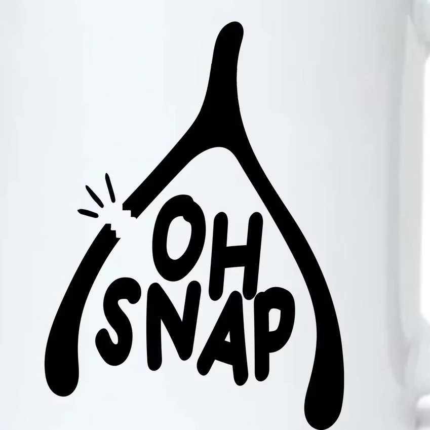 Oh Snap Funny Broken Bone Black Color Changing Mug