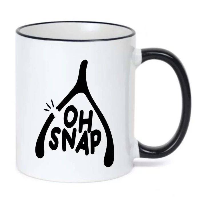 Oh Snap Funny Broken Bone Black Color Changing Mug