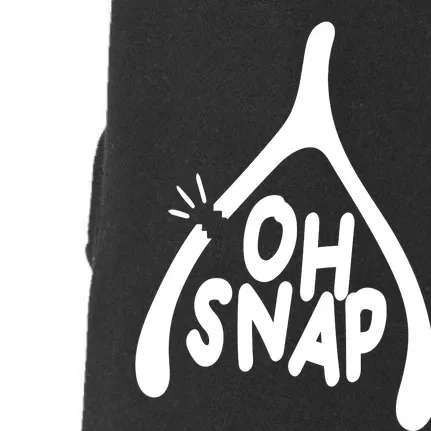 Oh Snap Funny Broken Bone Doggie 3-End Fleece Hoodie