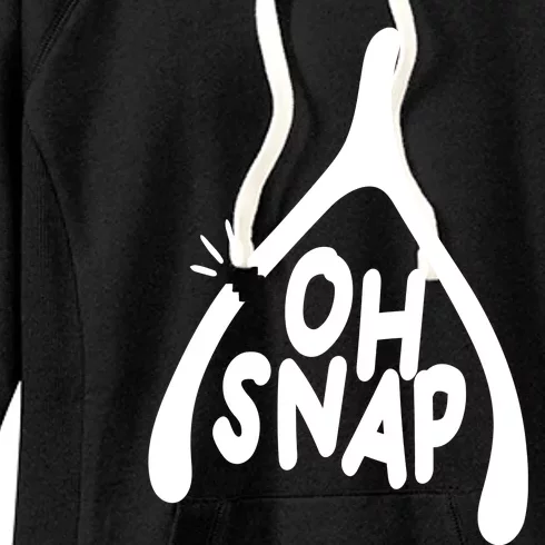 Oh Snap Funny Broken Bone Women's Fleece Hoodie