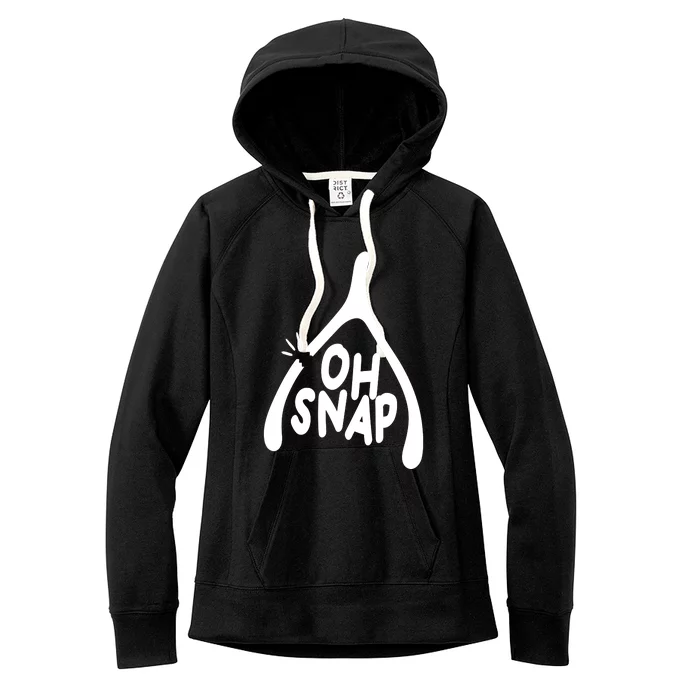 Oh Snap Funny Broken Bone Women's Fleece Hoodie