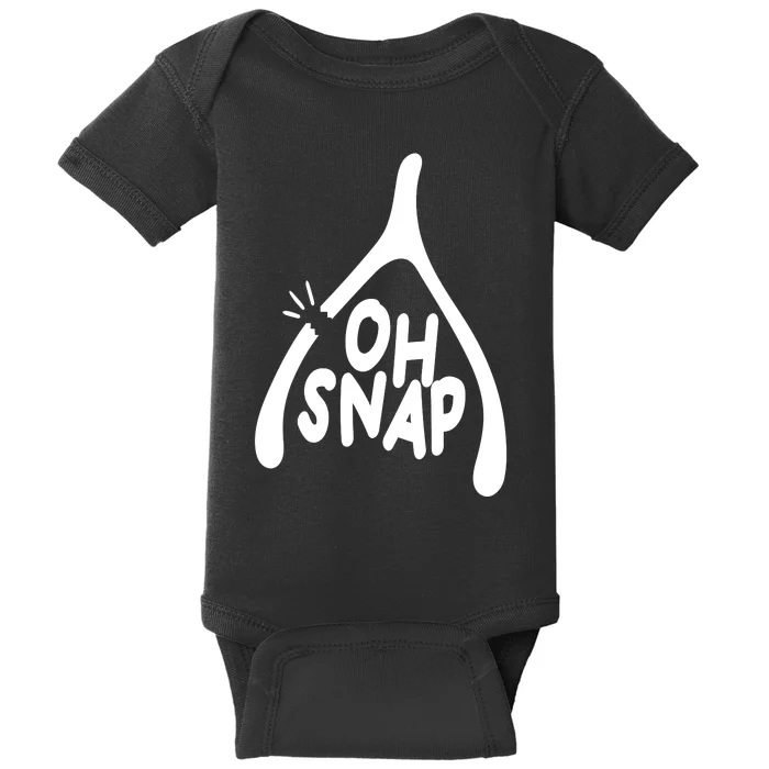 Oh Snap Funny Broken Bone Baby Bodysuit