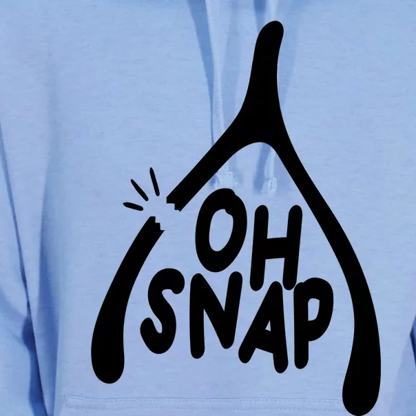 Oh Snap Funny Broken Bone Unisex Surf Hoodie