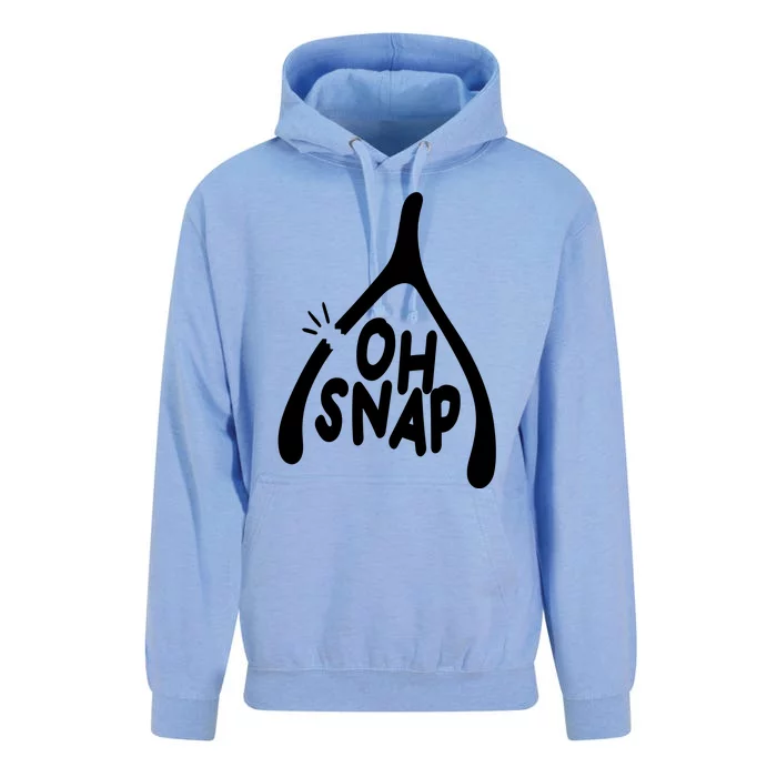 Oh Snap Funny Broken Bone Unisex Surf Hoodie