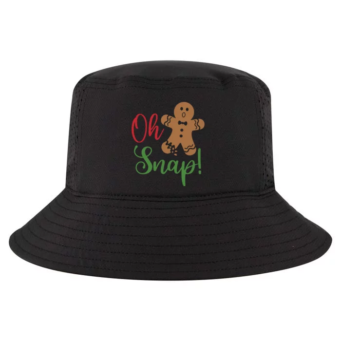 Oh Snap Funny Gingerbread Christmas Cool Comfort Performance Bucket Hat