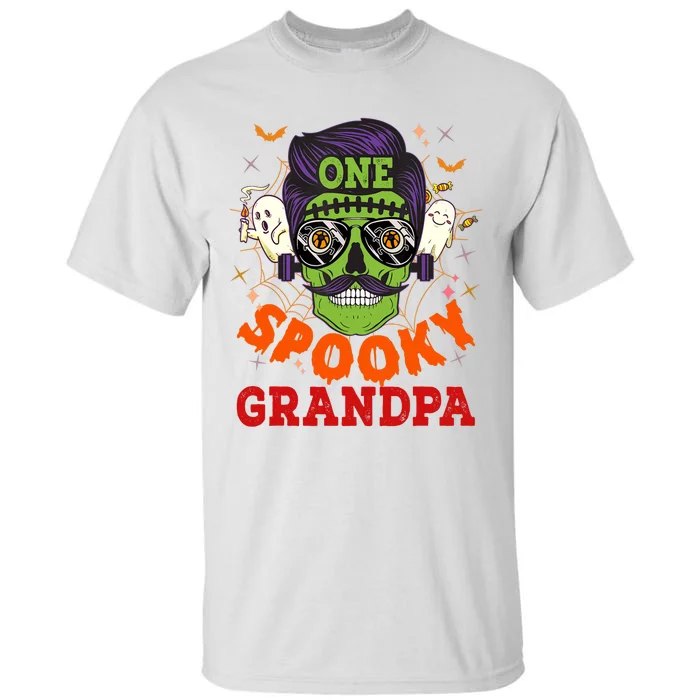 One Spooky Grandpa Halloween Horror Man Sunglasses Family Tall T-Shirt