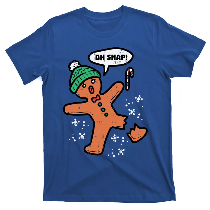 Oh Snap Gingerbread Funny Christmas Xmas Gift T-Shirt