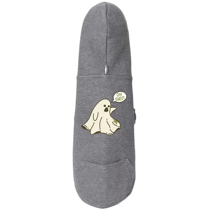 Oh Sheet Ghost Funny Doggie 3-End Fleece Hoodie