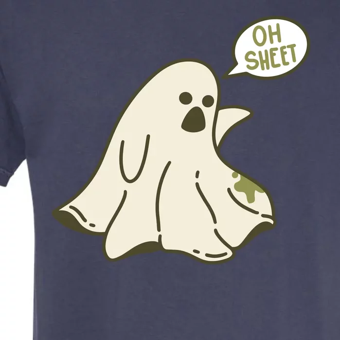 Oh Sheet Ghost Funny Garment-Dyed Heavyweight T-Shirt