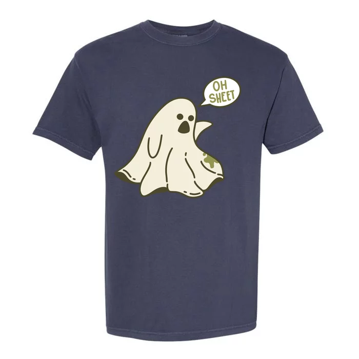 Oh Sheet Ghost Funny Garment-Dyed Heavyweight T-Shirt