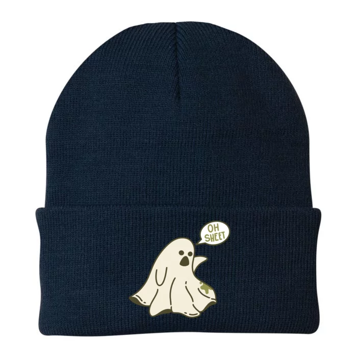 Oh Sheet Ghost Funny Knit Cap Winter Beanie