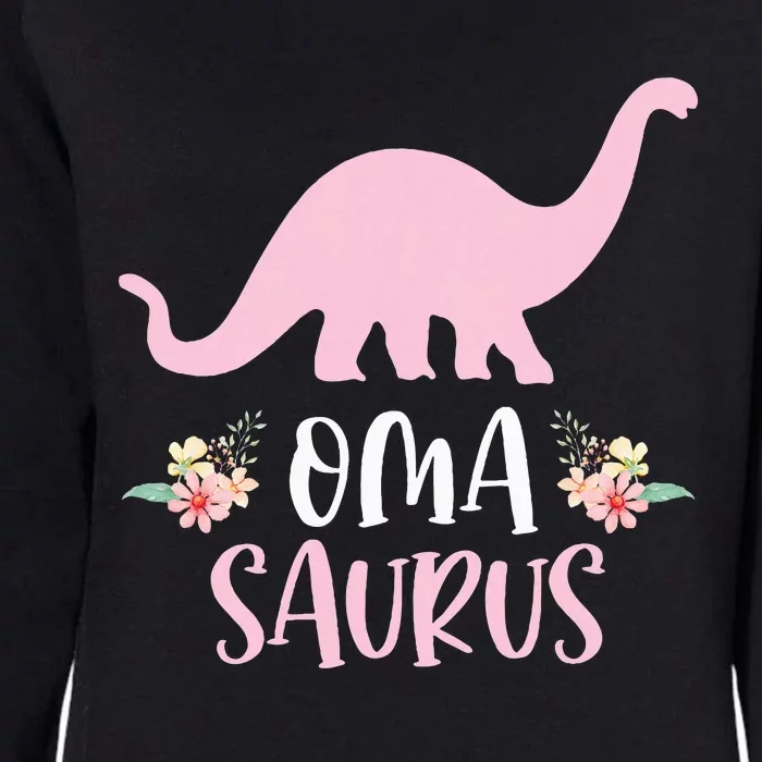 Oma Saurus German Grandma MotherS Day Thanksgiving Xmas Womens California Wash Sweatshirt