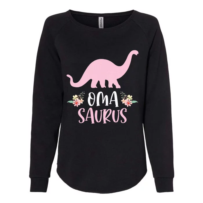 Oma Saurus German Grandma MotherS Day Thanksgiving Xmas Womens California Wash Sweatshirt