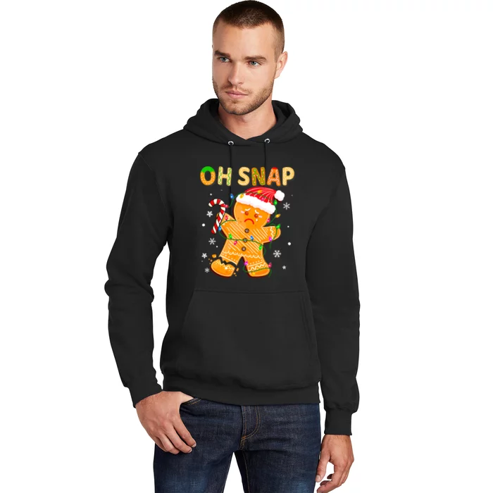 Oh Snap Gingerbread Man Christmas Cookie Costume Baking Team Hoodie