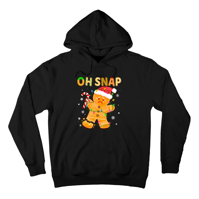 Oh Snap Gingerbread Man Christmas Cookie Costume Baking Team Hoodie