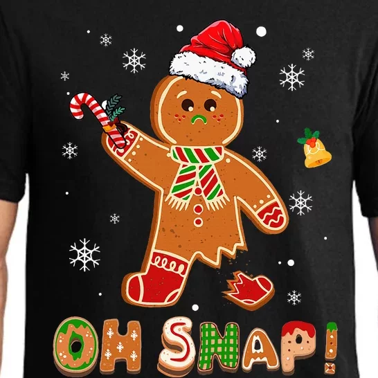 Oh Snap Gingerbread Christmas holiday Pajama Set