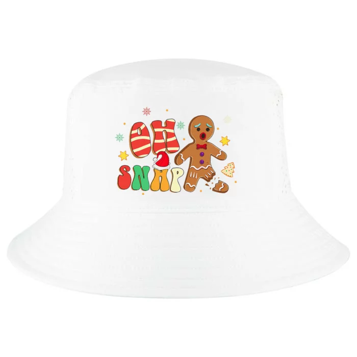 Oh Snap Gingerbread Man Funny Christmas Xmas Cool Comfort Performance Bucket Hat