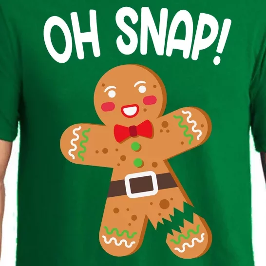 Oh Snap Gingerbread Funny Christmas Pajama Set