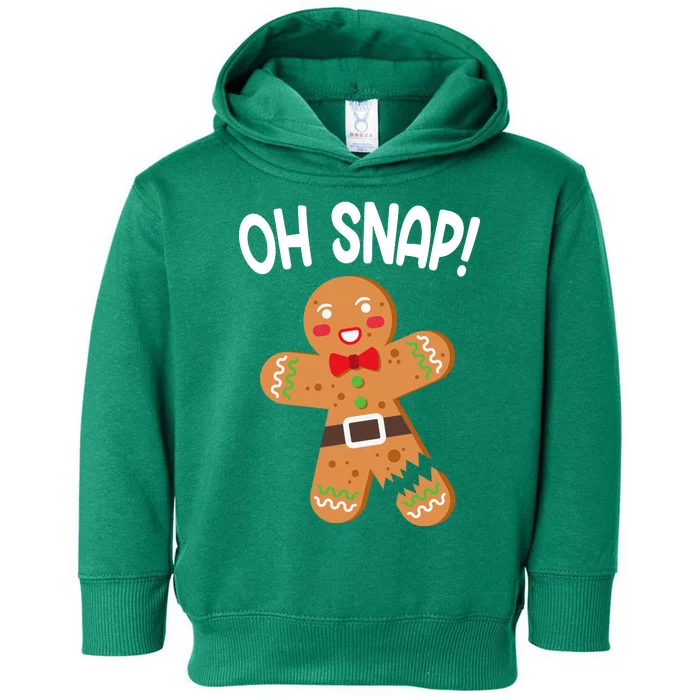 Oh Snap Gingerbread Funny Christmas Toddler Hoodie