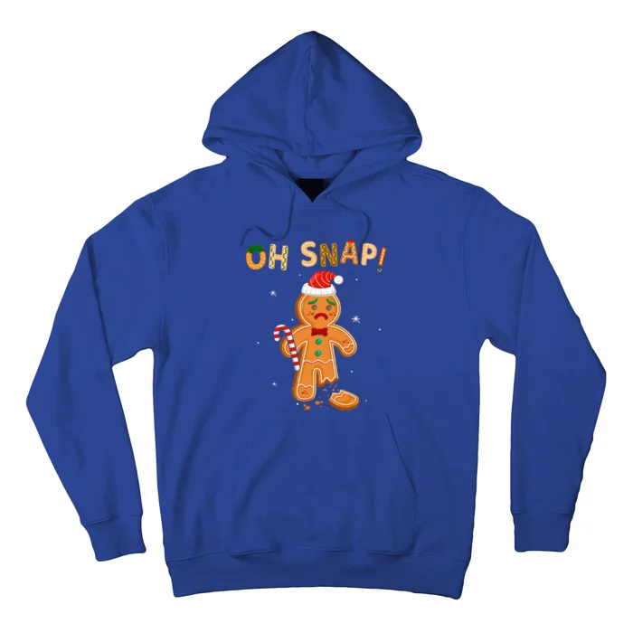 Oh Snap Gingerbread Funny Christmas Xmas Hoodie