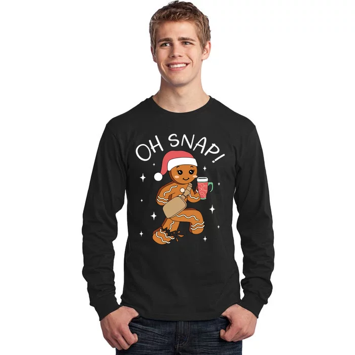 Oh Snap Gingerbread Christmas Tall Long Sleeve T-Shirt