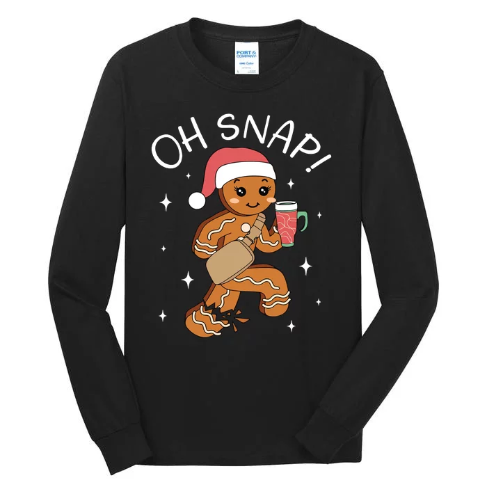 Oh Snap Gingerbread Christmas Tall Long Sleeve T-Shirt