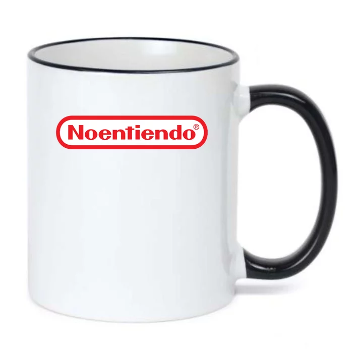 Old School Games No Entiendo Meme Noentiendo Black Color Changing Mug