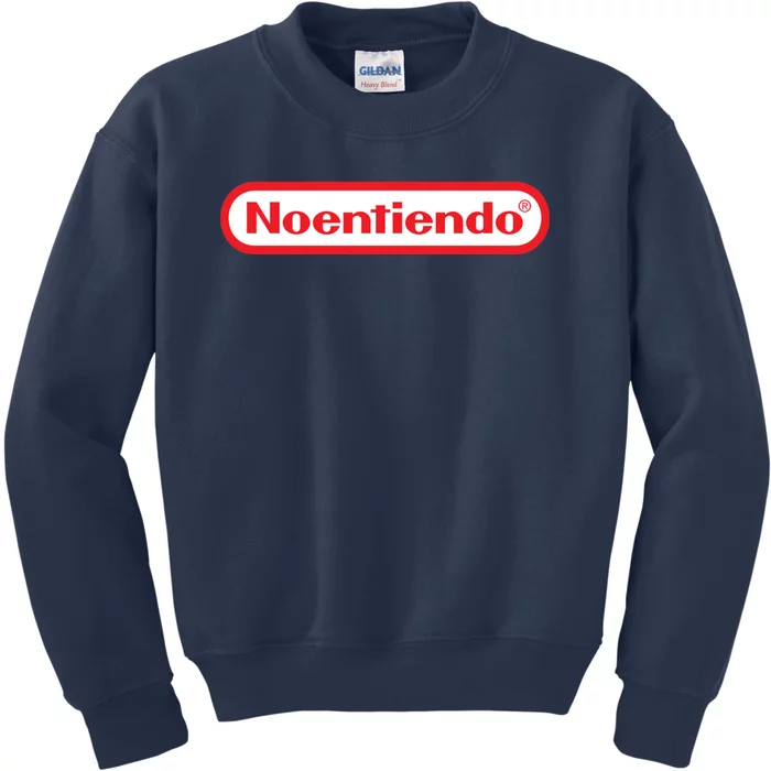 Old School Games No Entiendo Meme Noentiendo Kids Sweatshirt