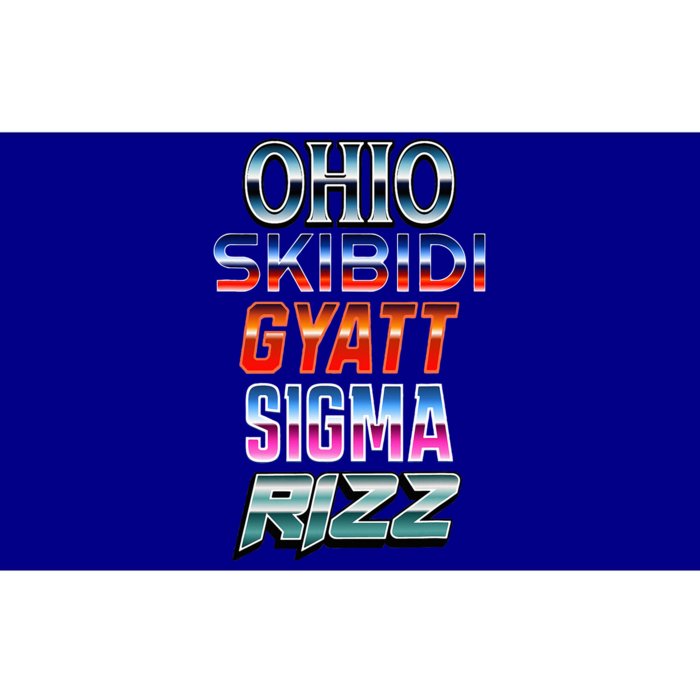 Ohio S.K.I.B.I.D.I Gyatt Sigma Rizz Bumper Sticker