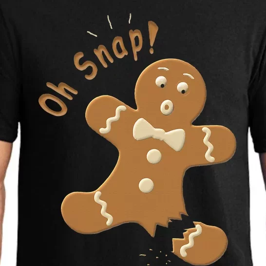 Oh Snap Gingerbread Funny Christmas Xmas Pajama Set