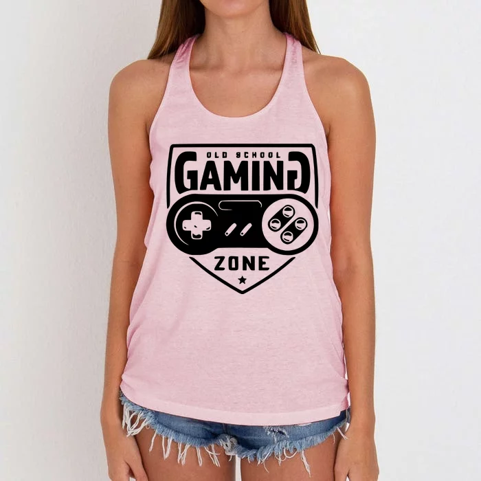 Old School Gaming Zone Women's Knotted Racerback Tank