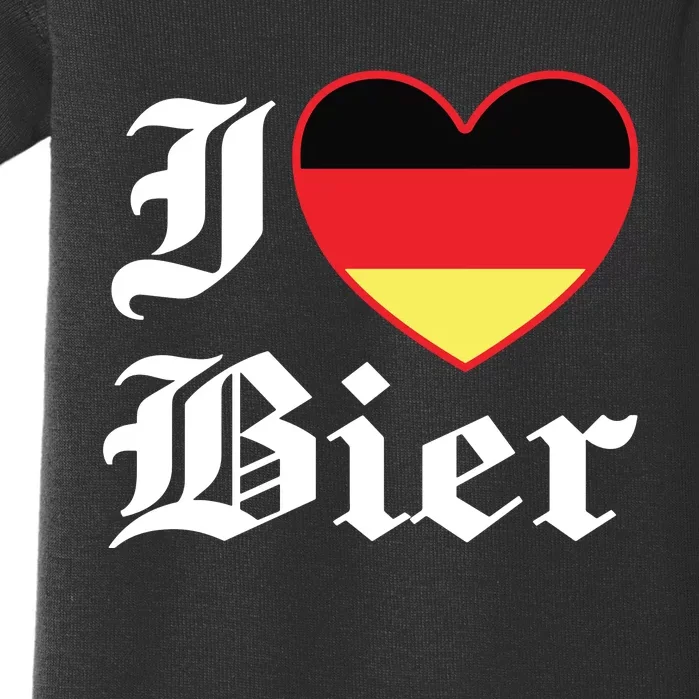 Oktoberfest Shirts German I Love Beer Octoberfest Baby Bodysuit