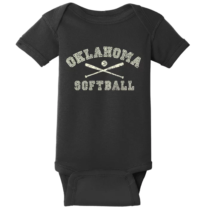 Oklahoma Softball Gear Baby Bodysuit