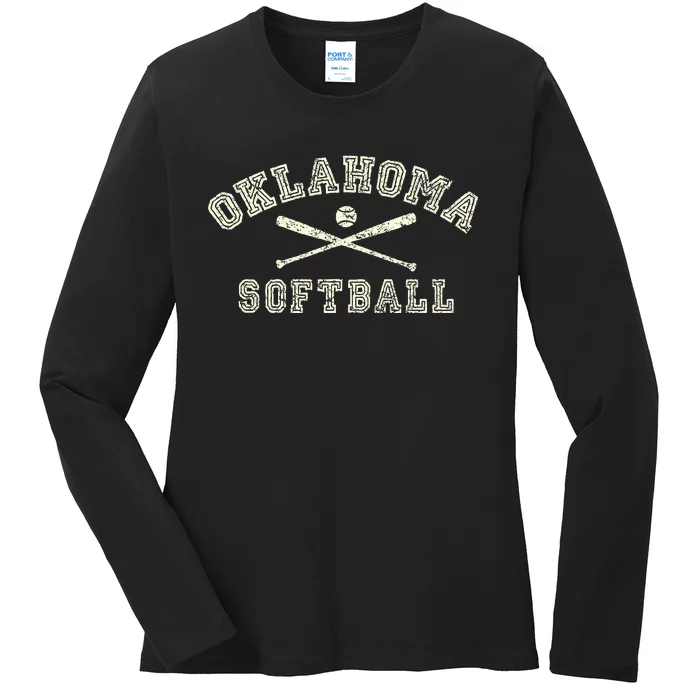 Oklahoma Softball Gear Ladies Long Sleeve Shirt