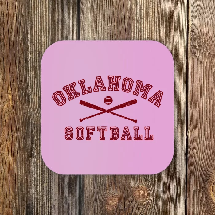 Oklahoma Softball Gear Hoodie Coaster