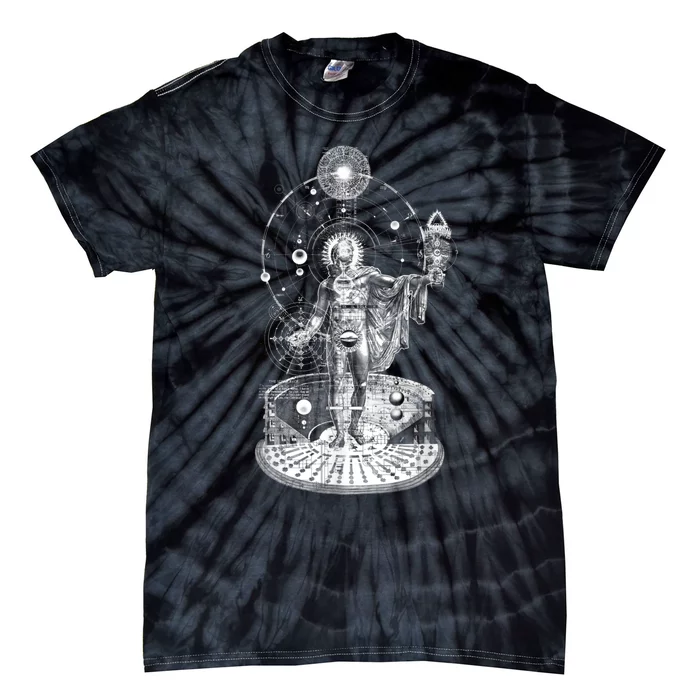 Occult Sacred Geometry Tie-Dye T-Shirt