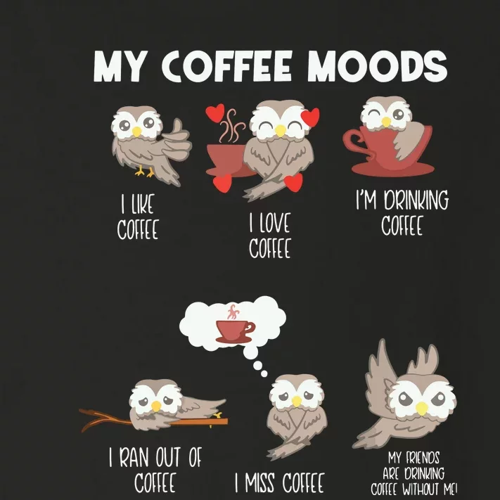 Owl Shirts Gift For Owl Lovers And Coffee Drinkers Toddler Long Sleeve Shirt