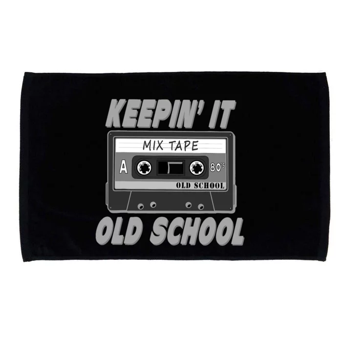 Old School Hip Hop 80s 90s Vintage Mixtape Cassette Tape Microfiber Hand Towel