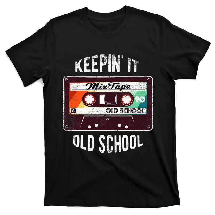 Old School Hip Hop 80s 90s Mixtape Graphic T-Shirt