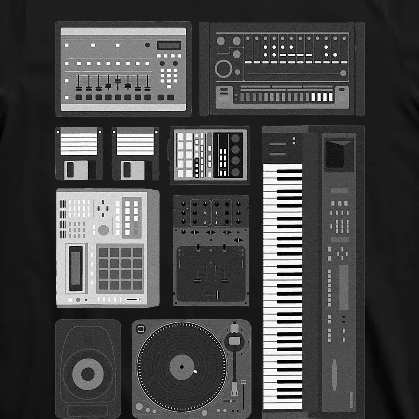 Old School Hip Hop Rap Music Beat Maker T-Shirt