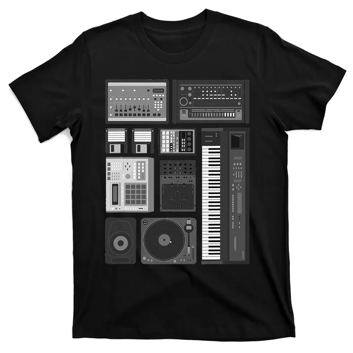 Old School Hip Hop Rap Music Beat Maker T-Shirt